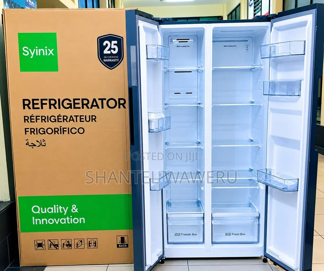 Quality Side by Side New Fridge