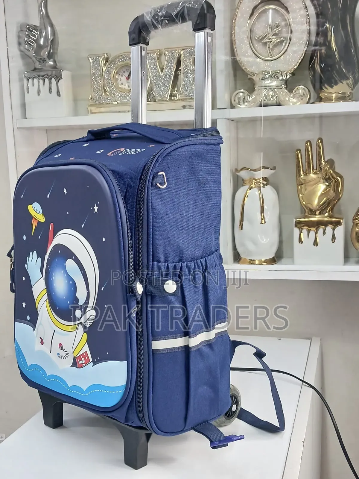 ` *Rolling Trolley School Bag* ` *High Capacity School Bag*