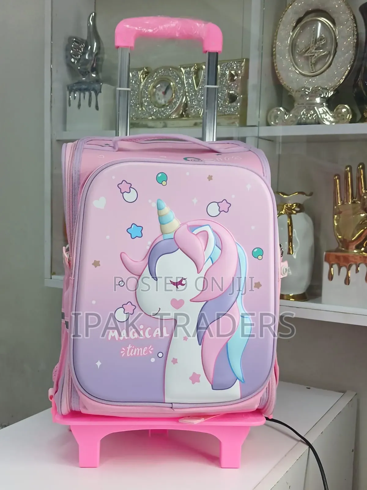 ` *Rolling Trolley School Bag* ` *High Capacity School Bag*