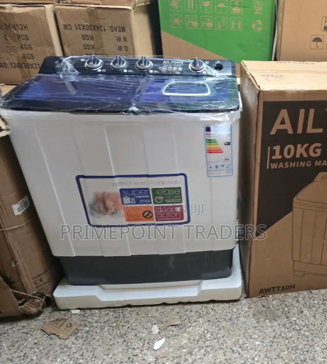 Ailyons 10KG Twin Tub Semi-Automatic Washing Machine
