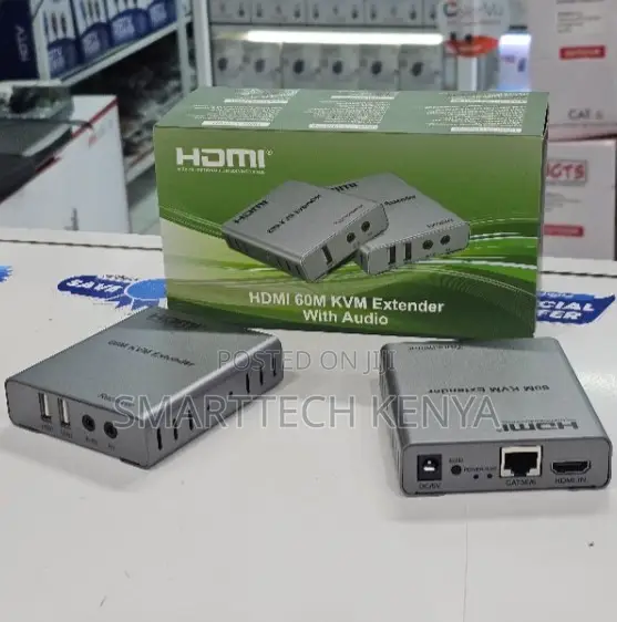 New 60m Hdmi KVM Extender Over Cat5e Cat6 1080p Hdmi USB KVM Extender