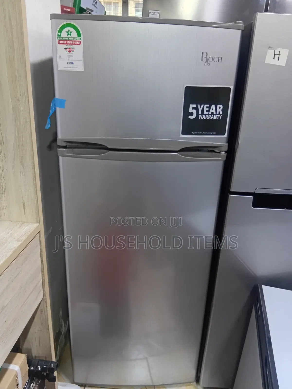 Roch 207 Liters Double Door Fridge