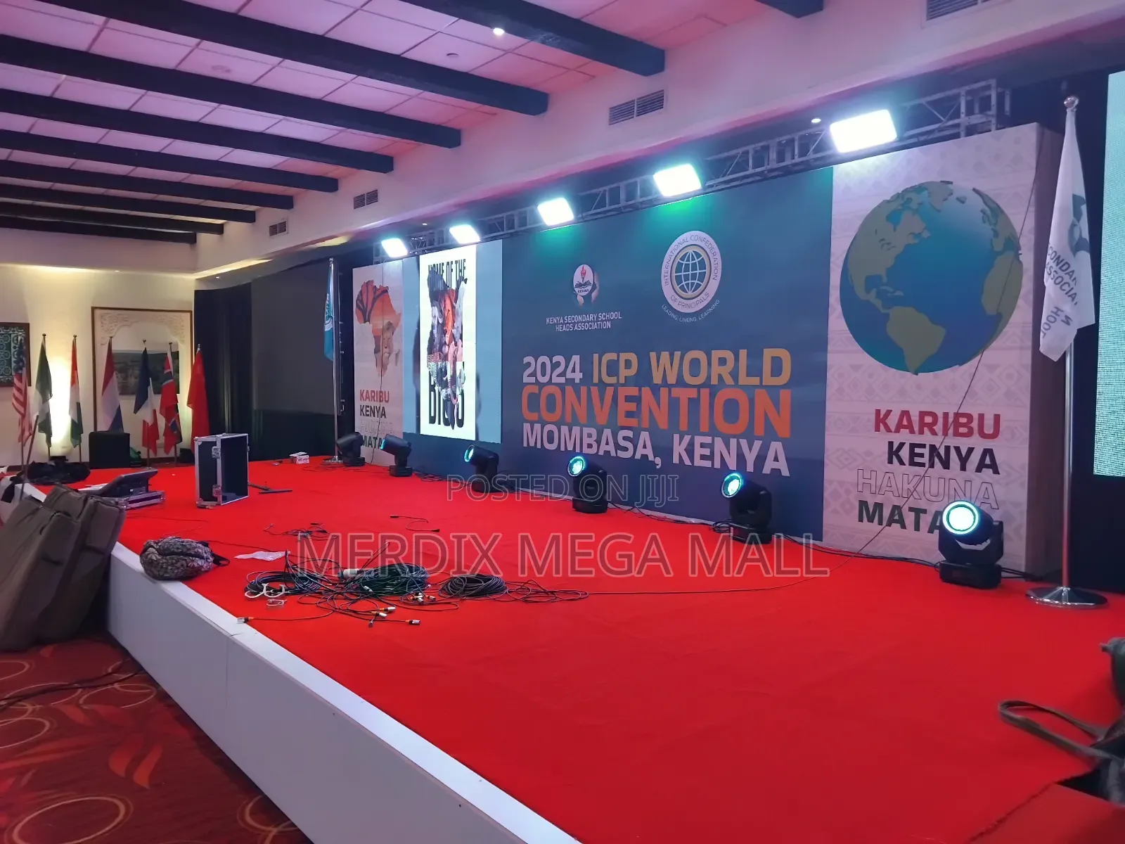 Event's Stage Set Up, Stage Set Up