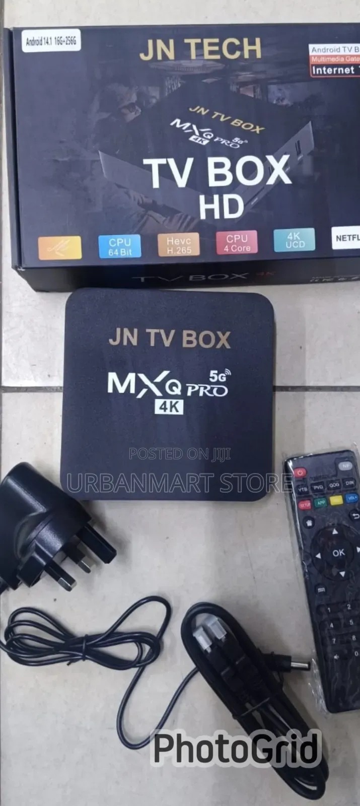 MXQ Pro 4K Smart Android TV Box 16GB + 256GB