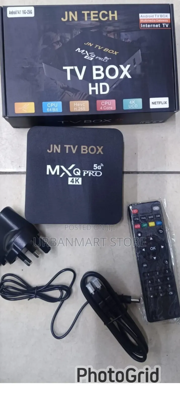 MXQ Pro 4K Smart Android TV Box 16GB + 256GB