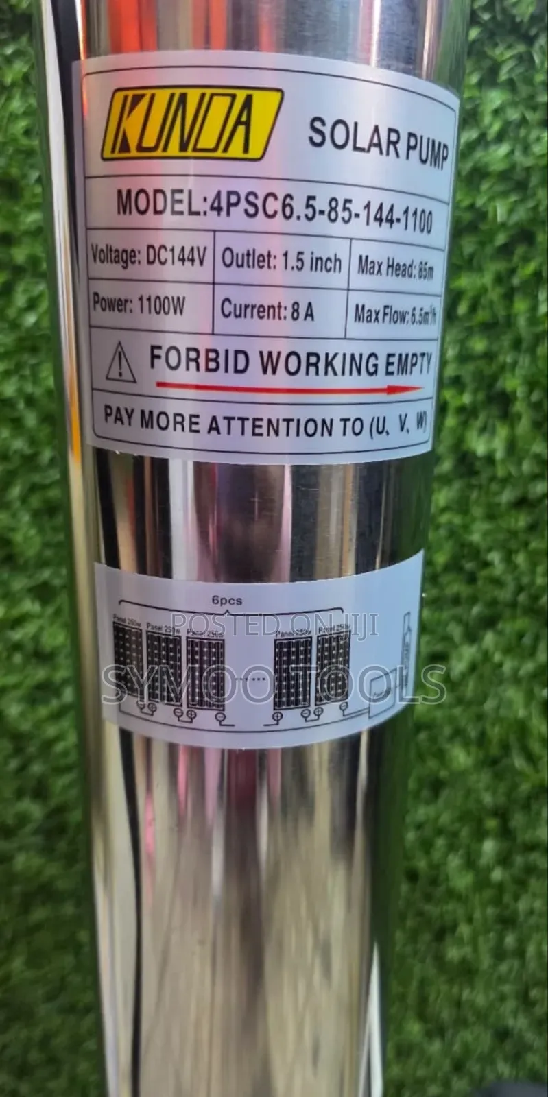 Kunda Powerful Solar Submersible Pump