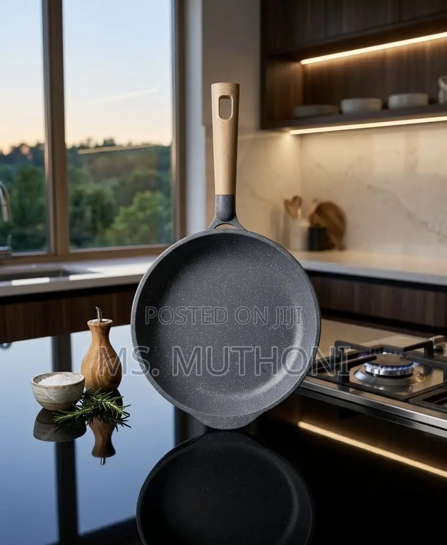 26 Cm Heavy Stone Non-Stick Pan (Marble Coating Pan)
