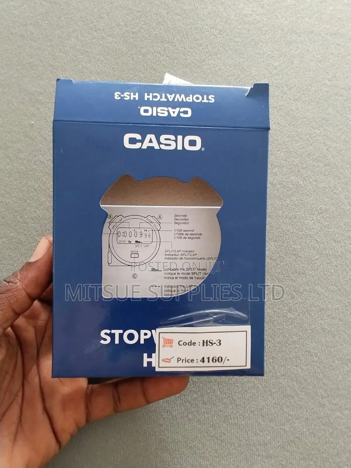 Casio Stop Watch HS-3 With Split Lap