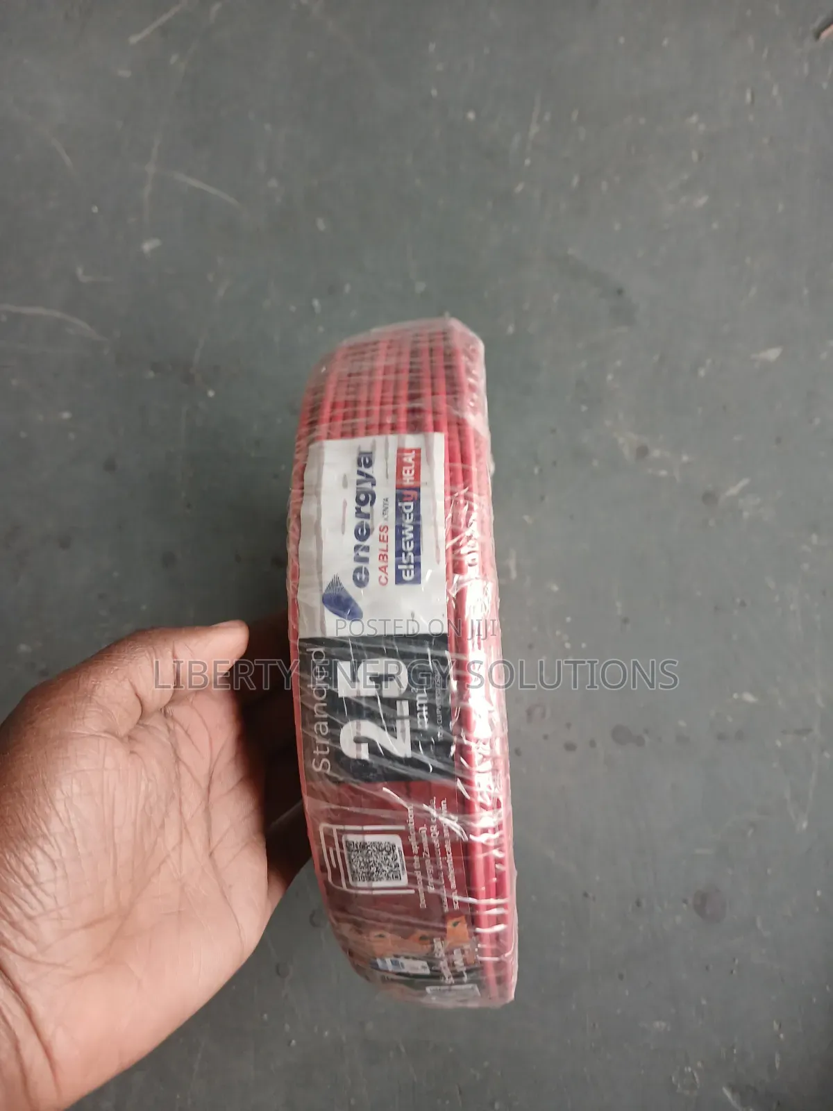 2.5mm Red Single Core Cablep