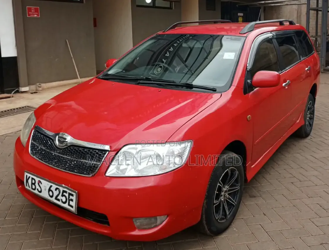 Toyota Corolla Fielder 2006 Red