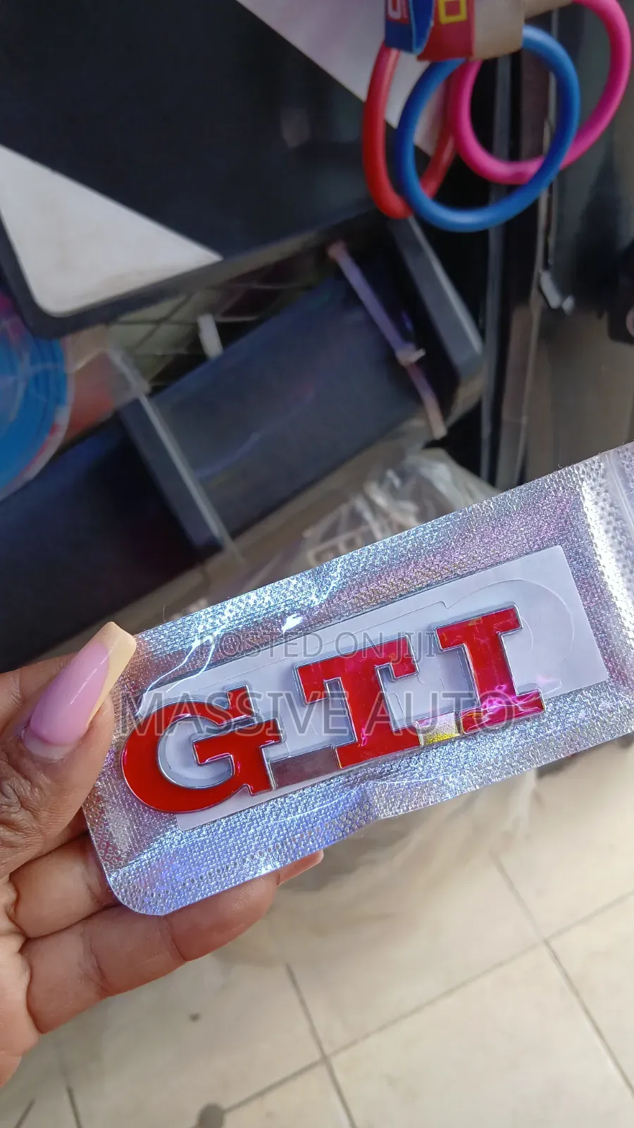 GTI Back Emblem Logos/ GTI Emblem Back Emblem Logos