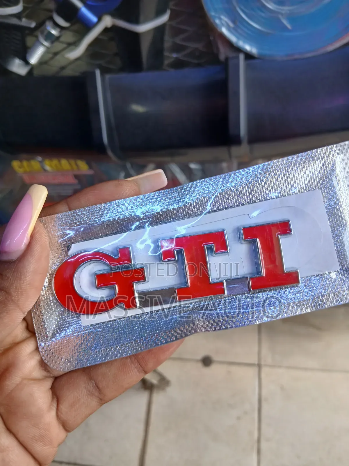 GTI Back Emblem Logos/ GTI Emblem Back Emblem Logos