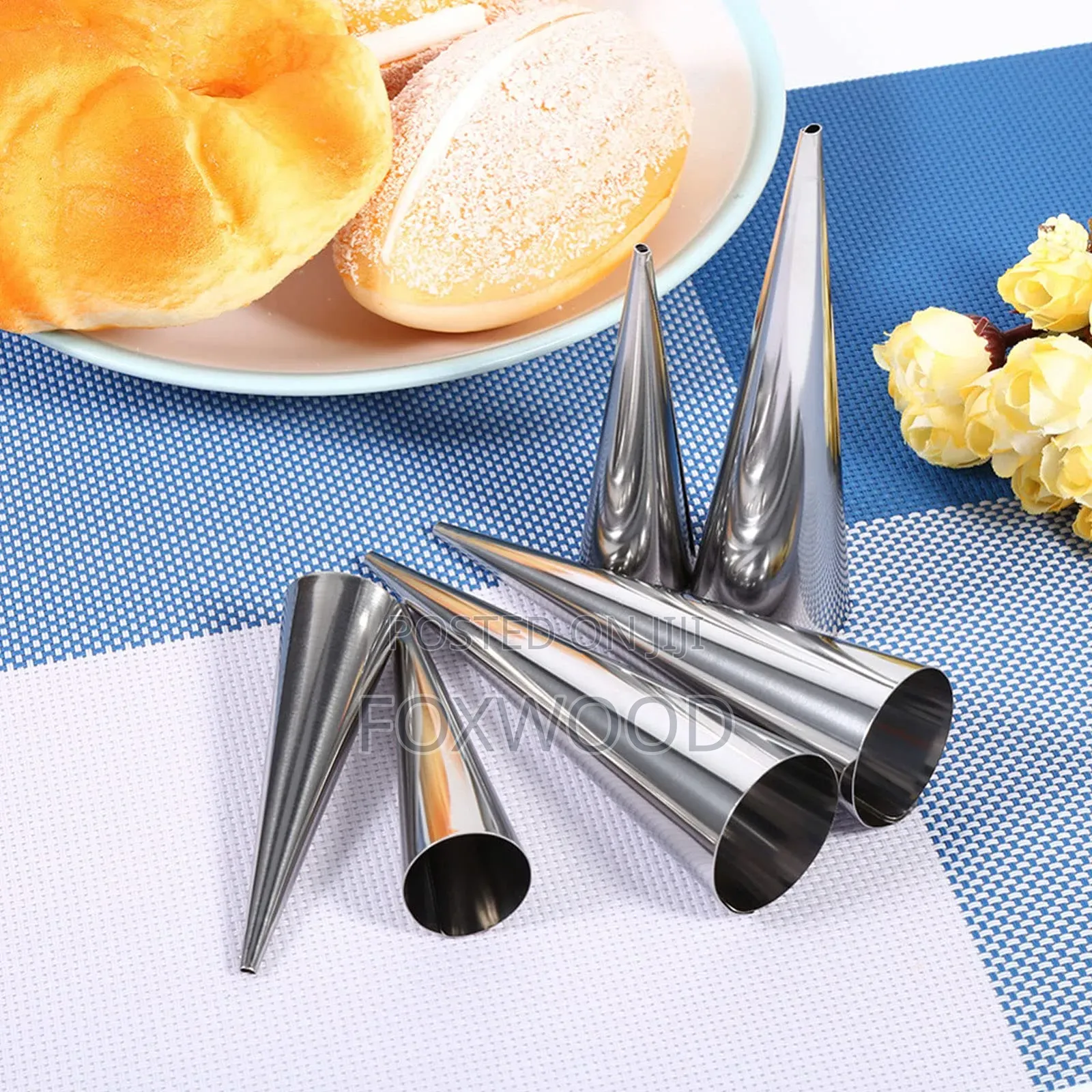 Stainless Steel Bhaji Cone 6pcs