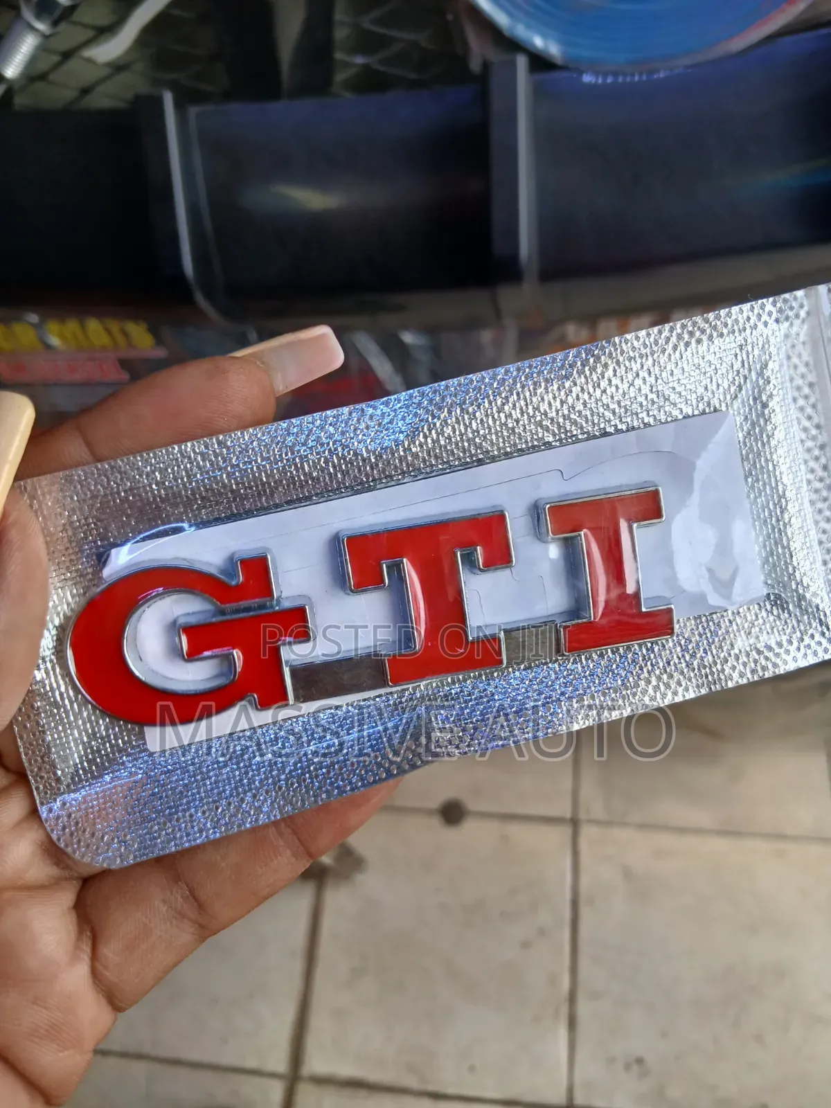 GTI Back Emblem Logos/ GTI Emblem Back Emblem Logos