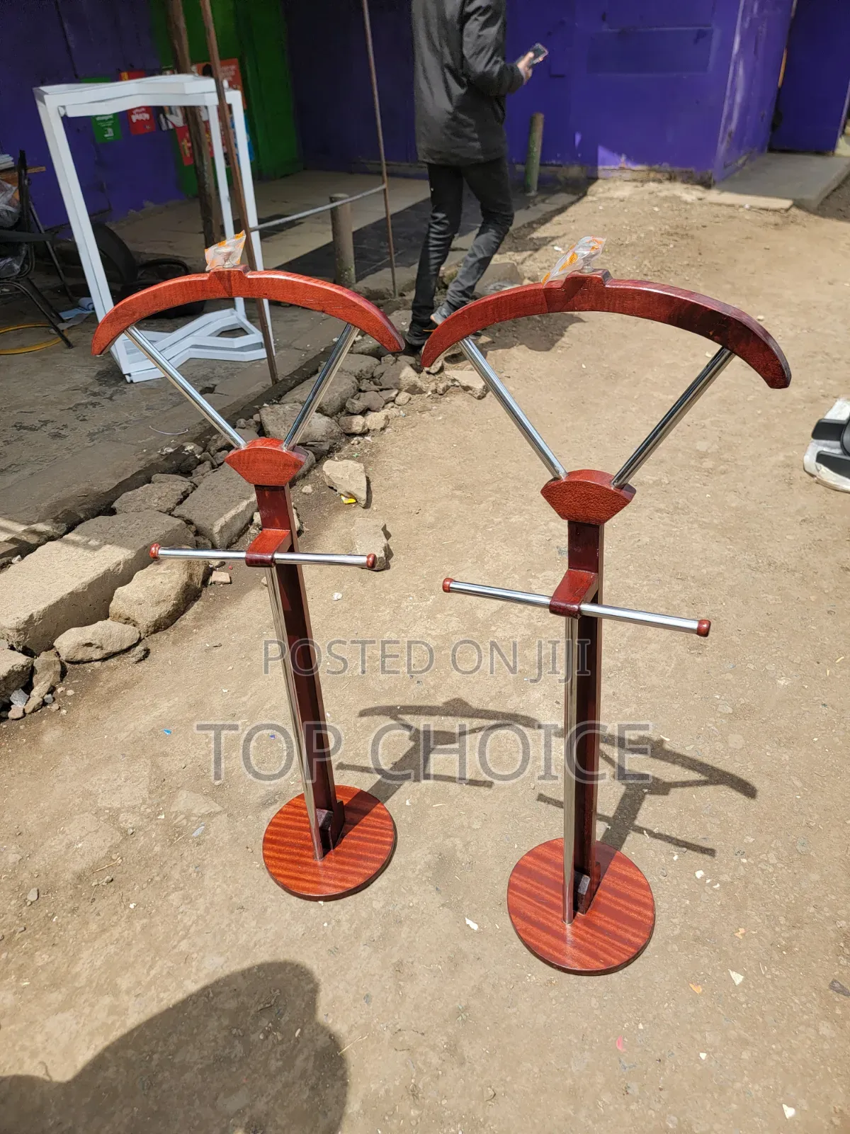 Premium Wooden Valet Stand / Clothes Hanger