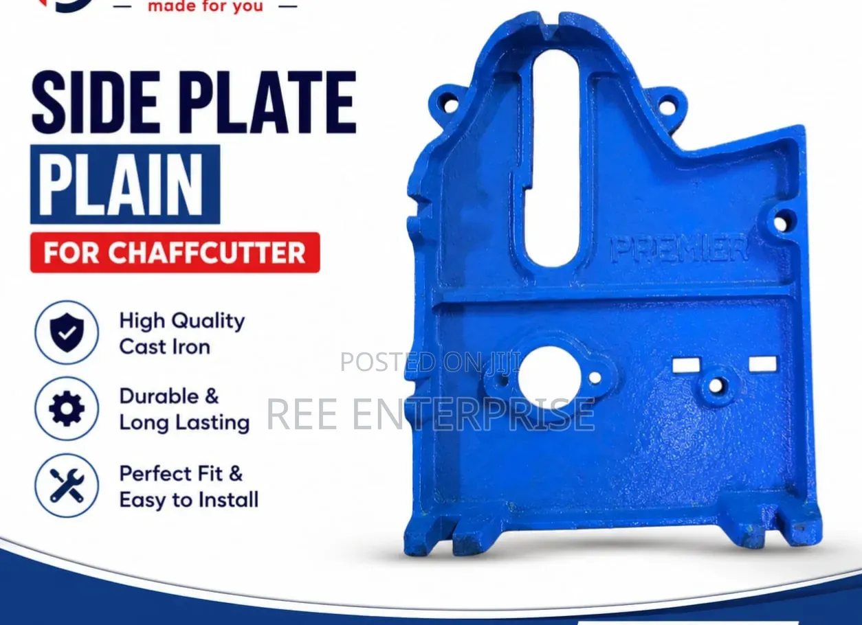 Plain Side Plate for Chaffcutter Durable and Long Lasting