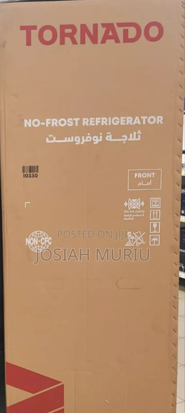 Tornado 304L Inverter Double Door Refrigerator – Energy Efficient