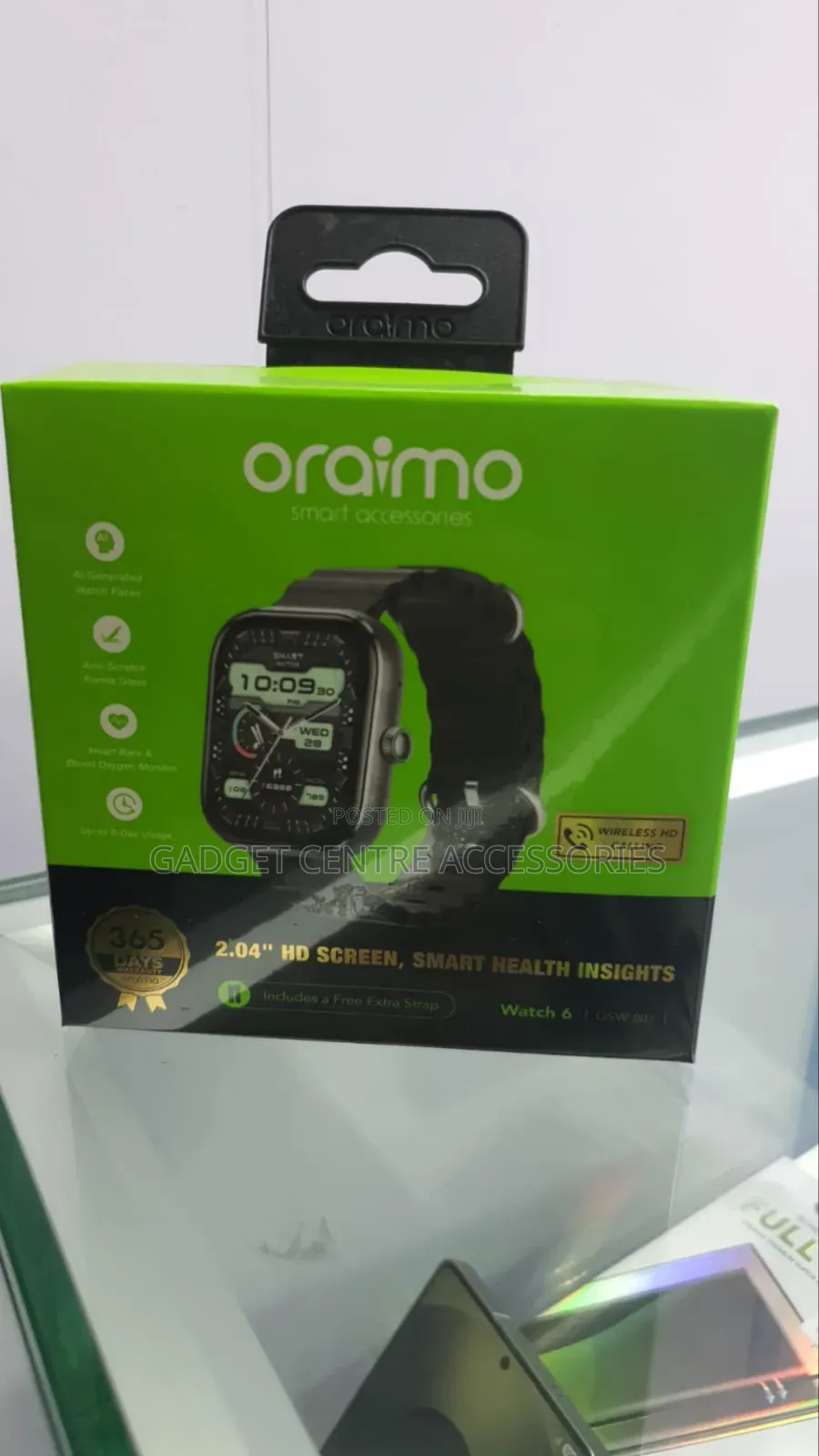 Oraimo Watch 6 Smart Watch,2.04' Screen Size
