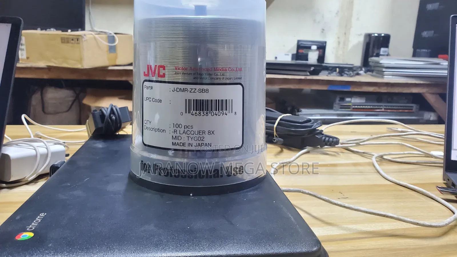 Original JVC Taiyo Yuden 8X DVD-R Discs