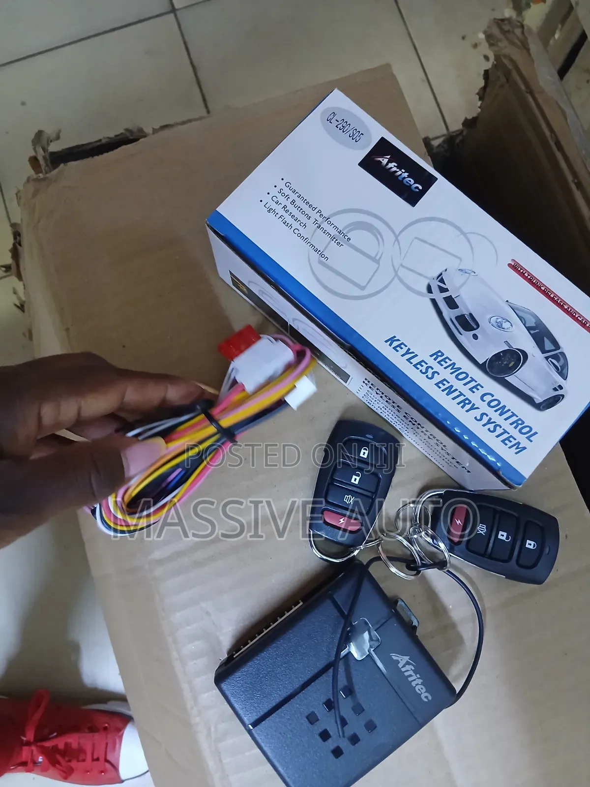 Keyless Afritec Alarm/ Alarm System Key Less
