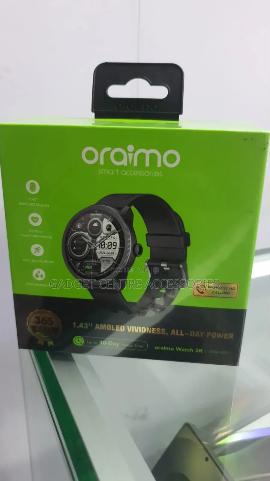 Oraimo Watch 5R ,1.43 "HD Screen Size