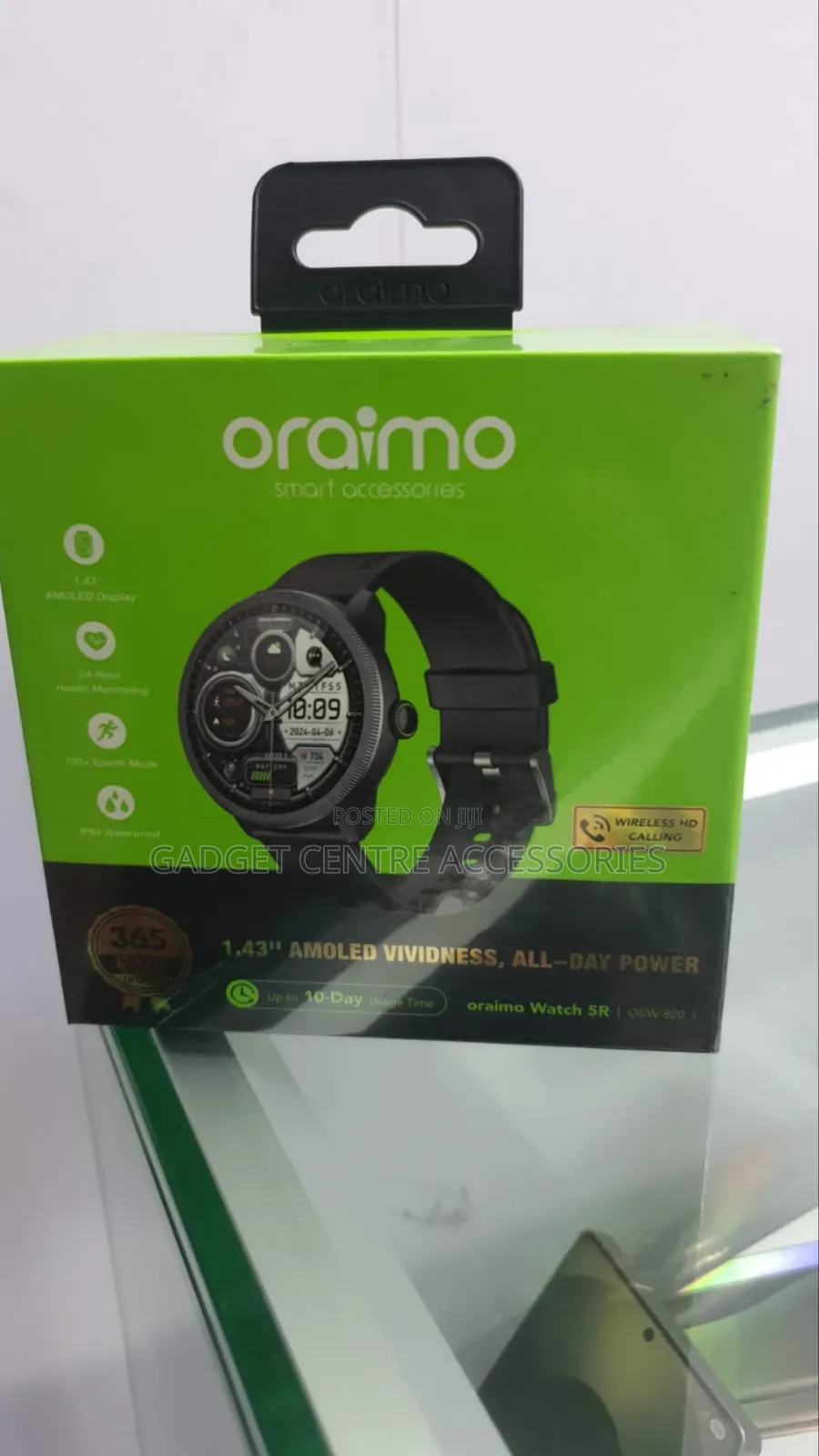Oraimo Watch 5R ,1.43 "HD Screen Size