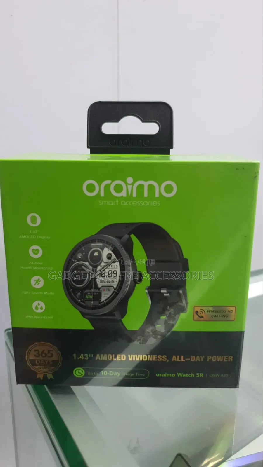 Oraimo Watch 5R ,1.43 "HD Screen Size