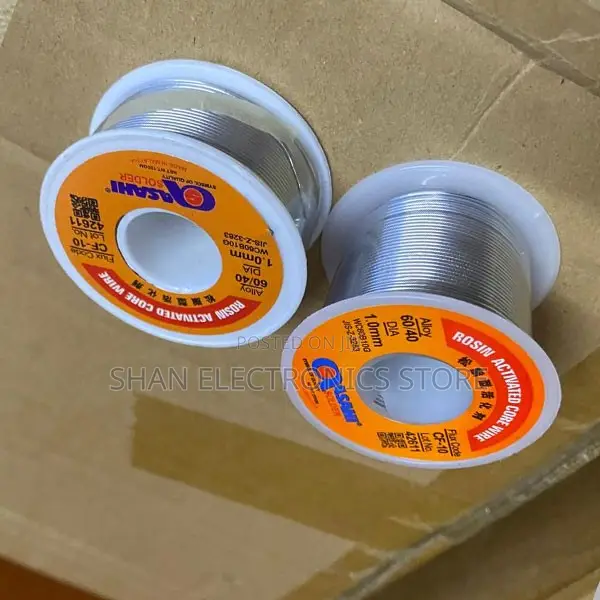 Asahi 1mm Electronics Solder Wire With Built-in Flux