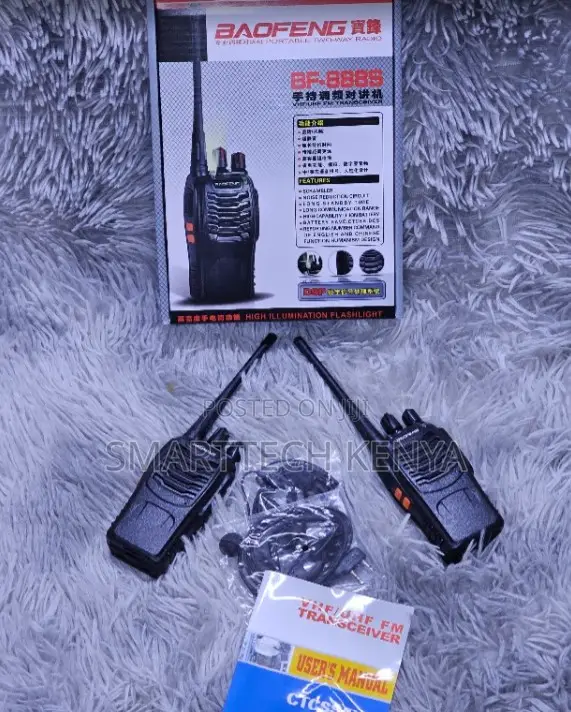 Baofeng Baofeng BF 888S Walkie Talkie - 2-Way Radio, 3-5km Range