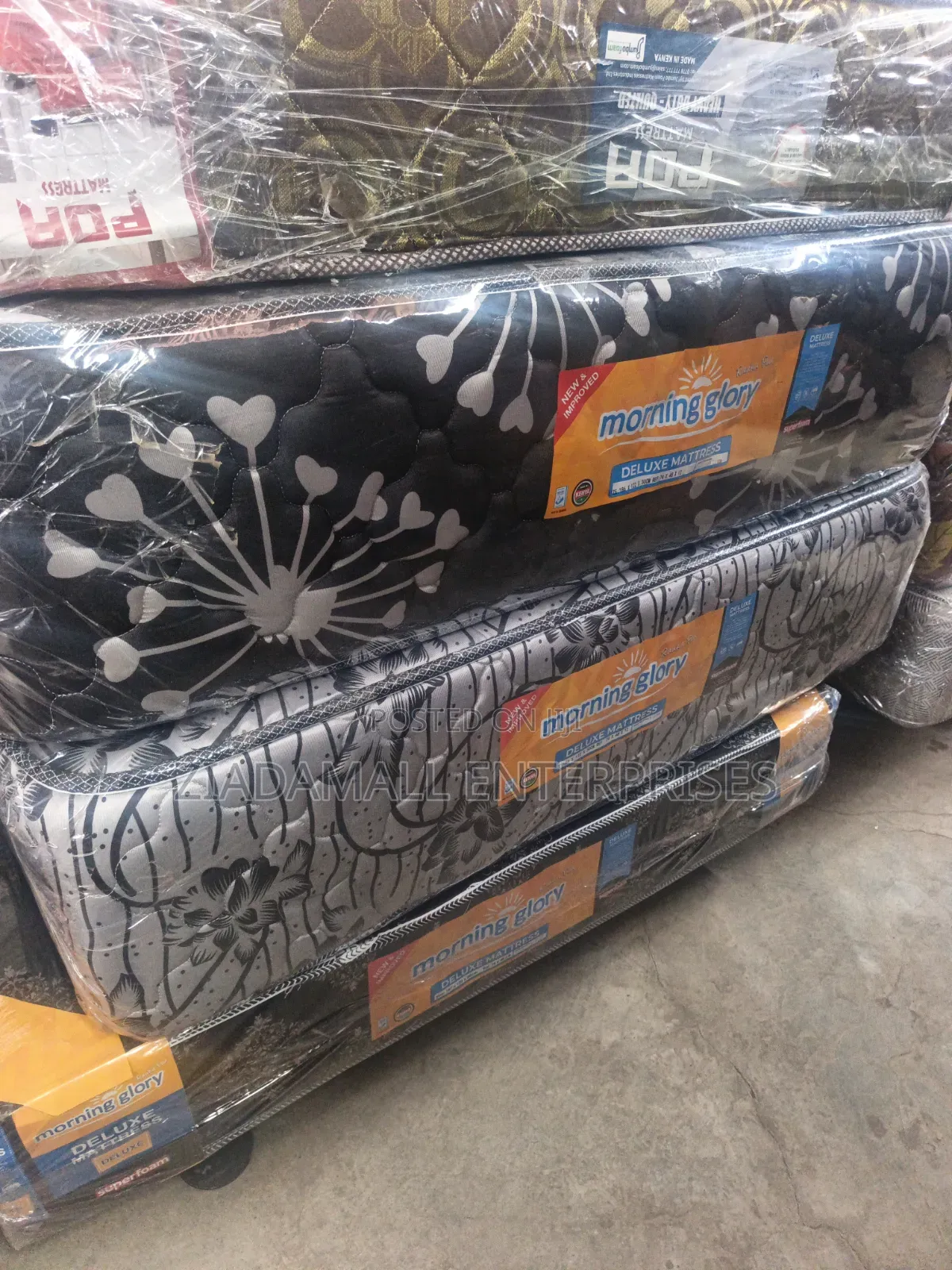 4 by 6 12 Inches Medium Density Mattress Morning Glory