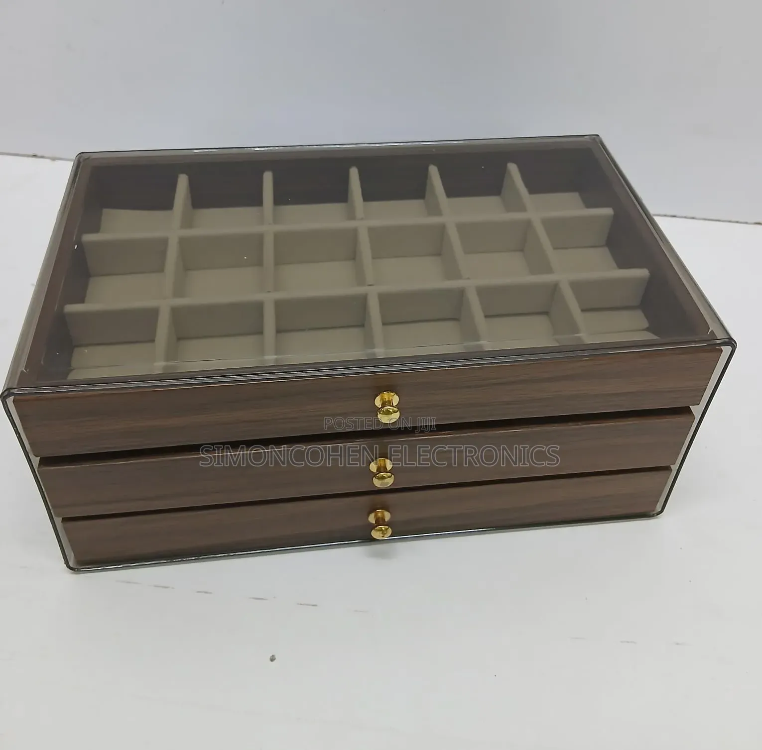 Multifunctional Transparent Jewelry Box