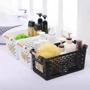 Durable Plastic Storage Basket – Perfect for Home Organisationalp