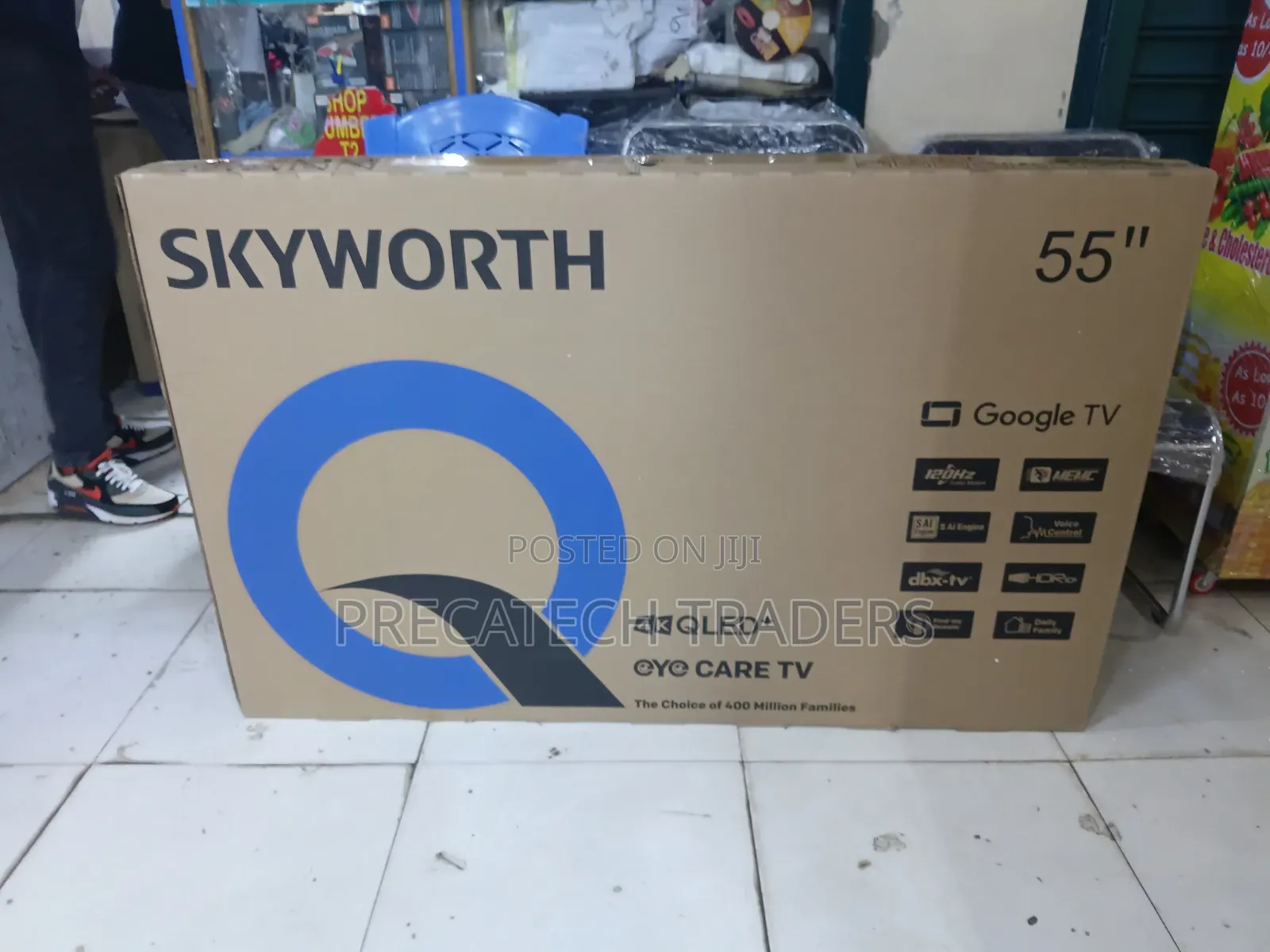 Skyworth 55 Inch 4K QLED+ Smart Google TV
