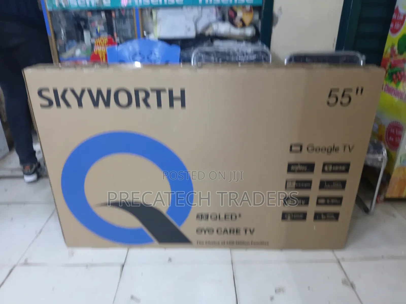Skyworth 55 Inch 4K QLED+ Smart Google TV