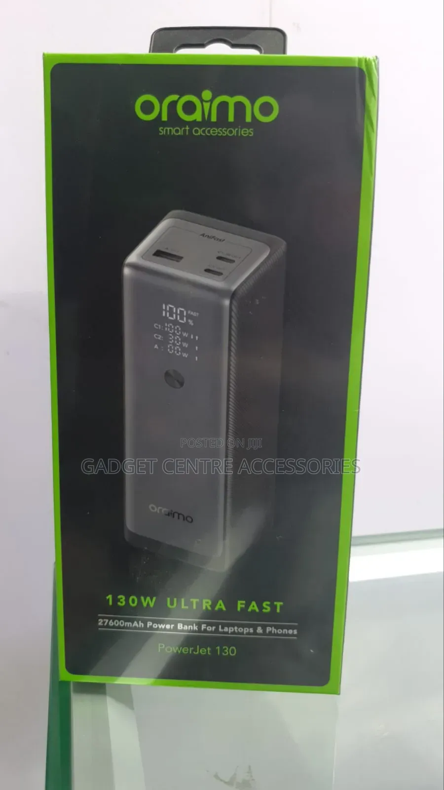 Oraimo 27600mah ,130w Laptop and Phones Power Bank