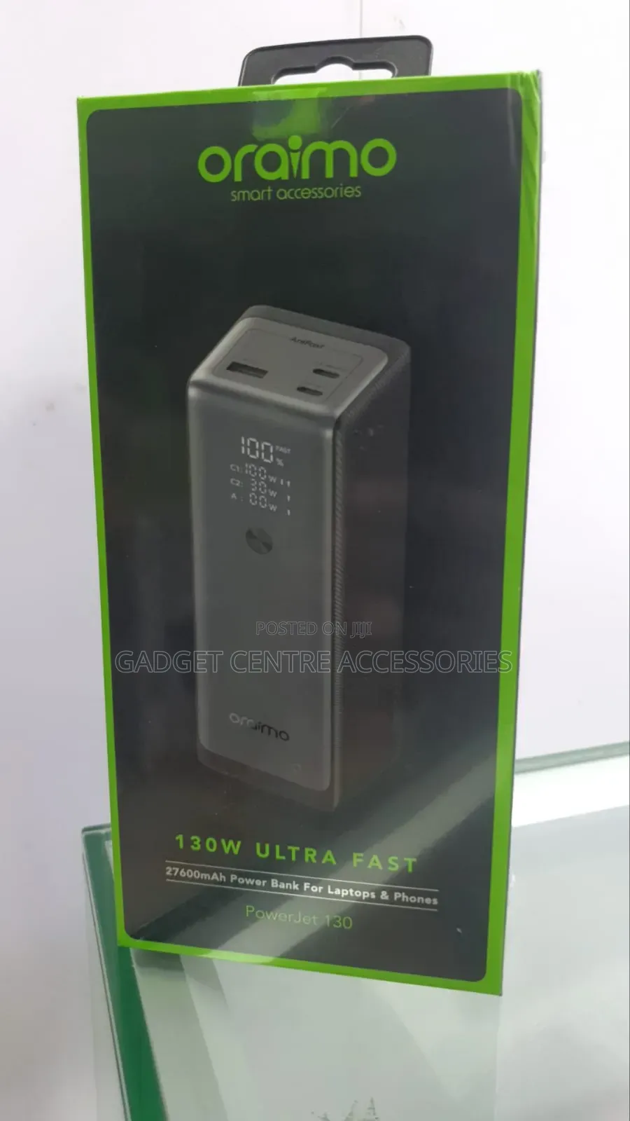 Oraimo 27600mah ,130w Laptop and Phones Power Bank
