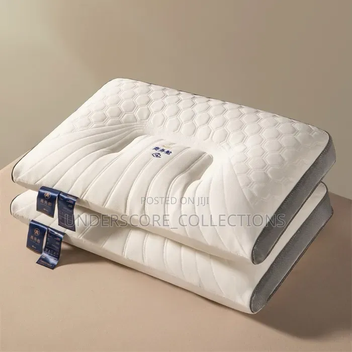 One Piece Washable 3D Quilted Cervical Latex Pillow