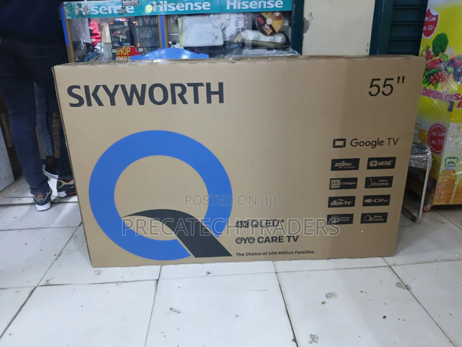 Brand New Skyworth 55" 4K QLED+ Google Smart TV