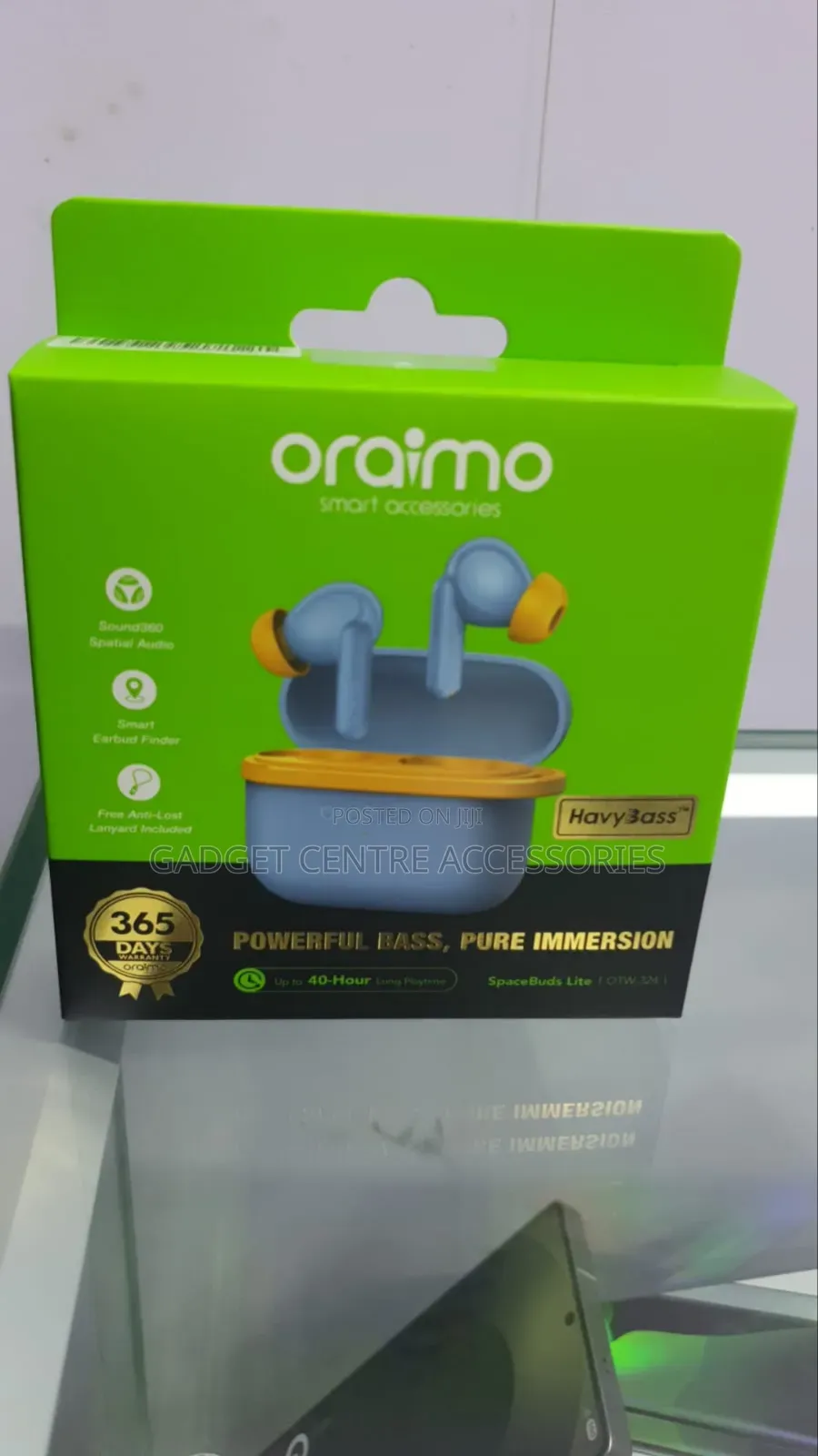 Oraimo Spacebuds Lite,40hr Play Time