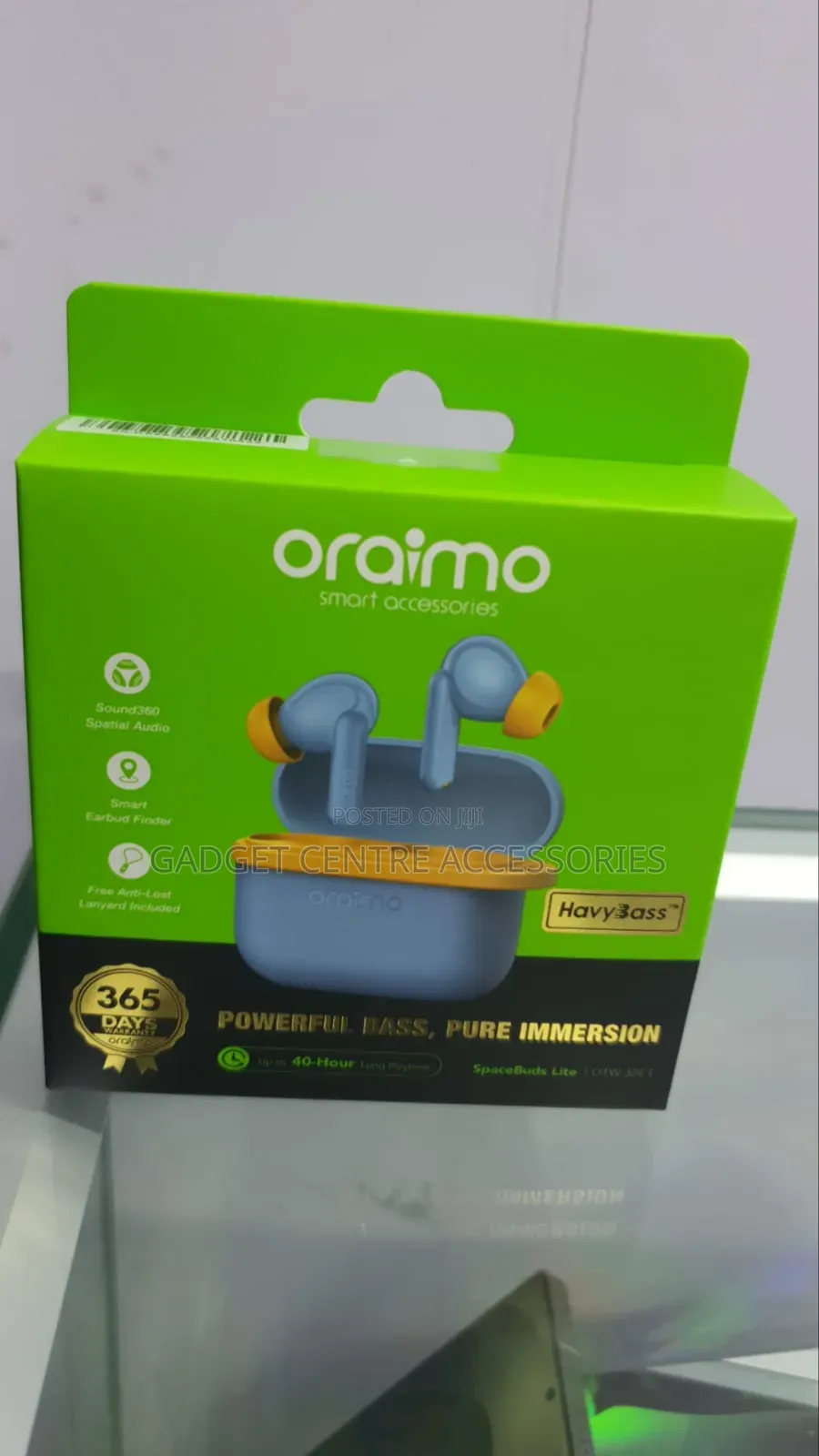 Oraimo Spacebuds Lite,40hr Play Time