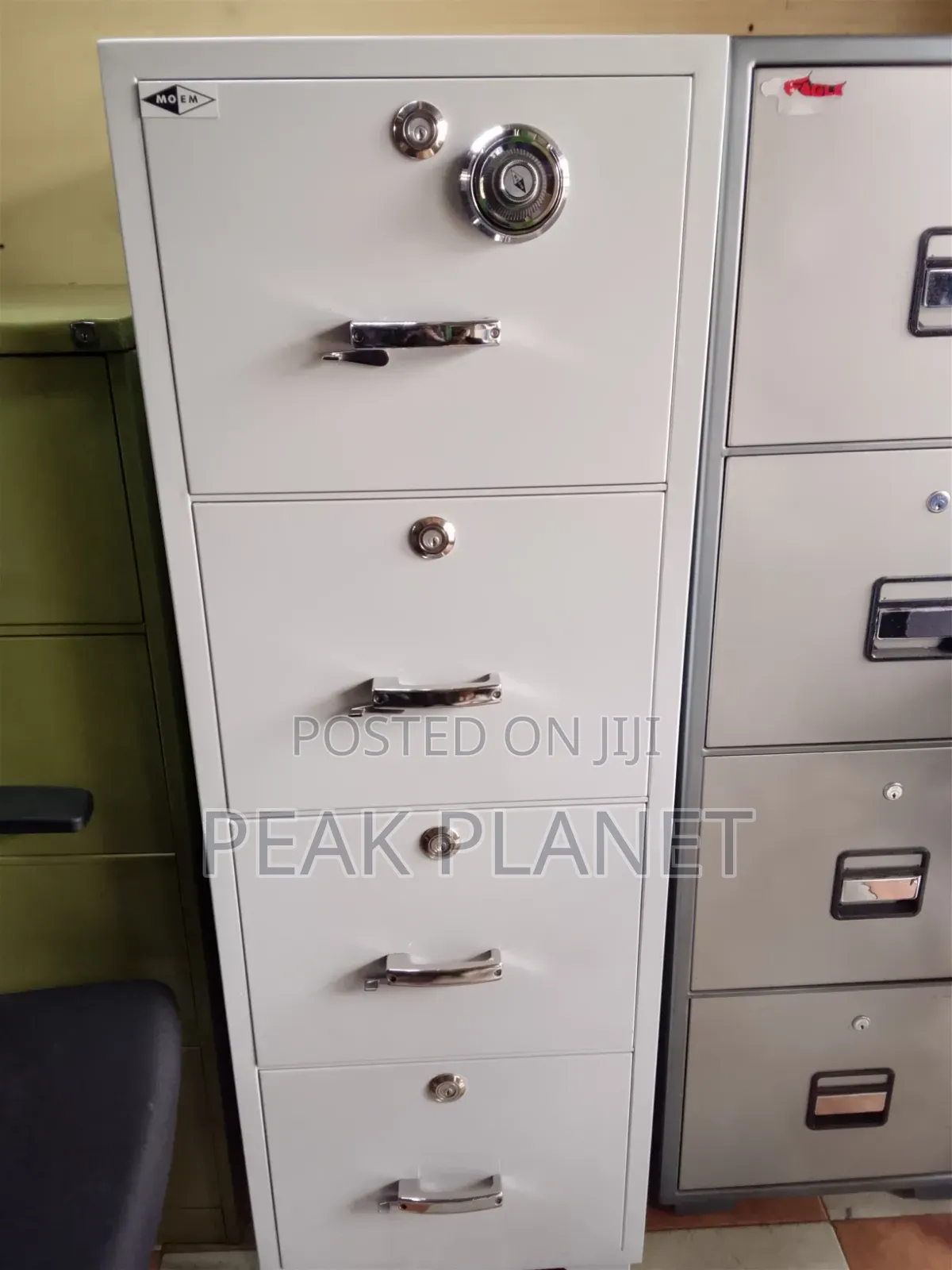 MOEM Fireproof Safe 4 Drawer Combination Code