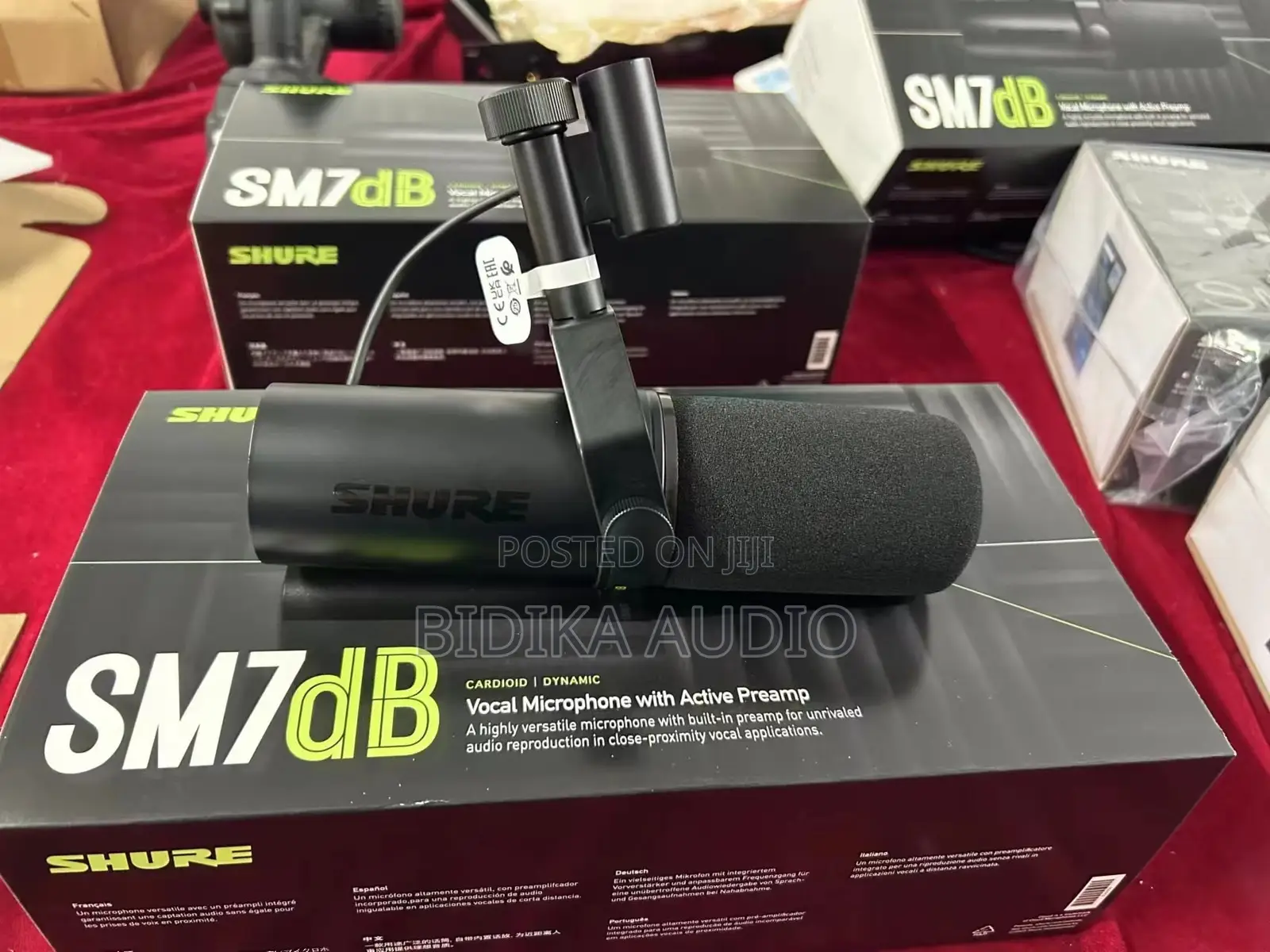 Shure SM7dB Active Studio Microphone for Streaming, Podcasting & Vocal