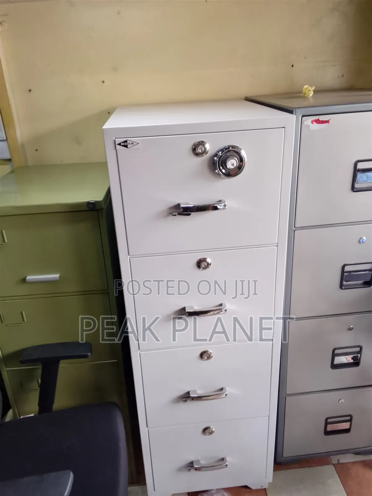 4 Drawer Fireproof Safe With Combination Lock