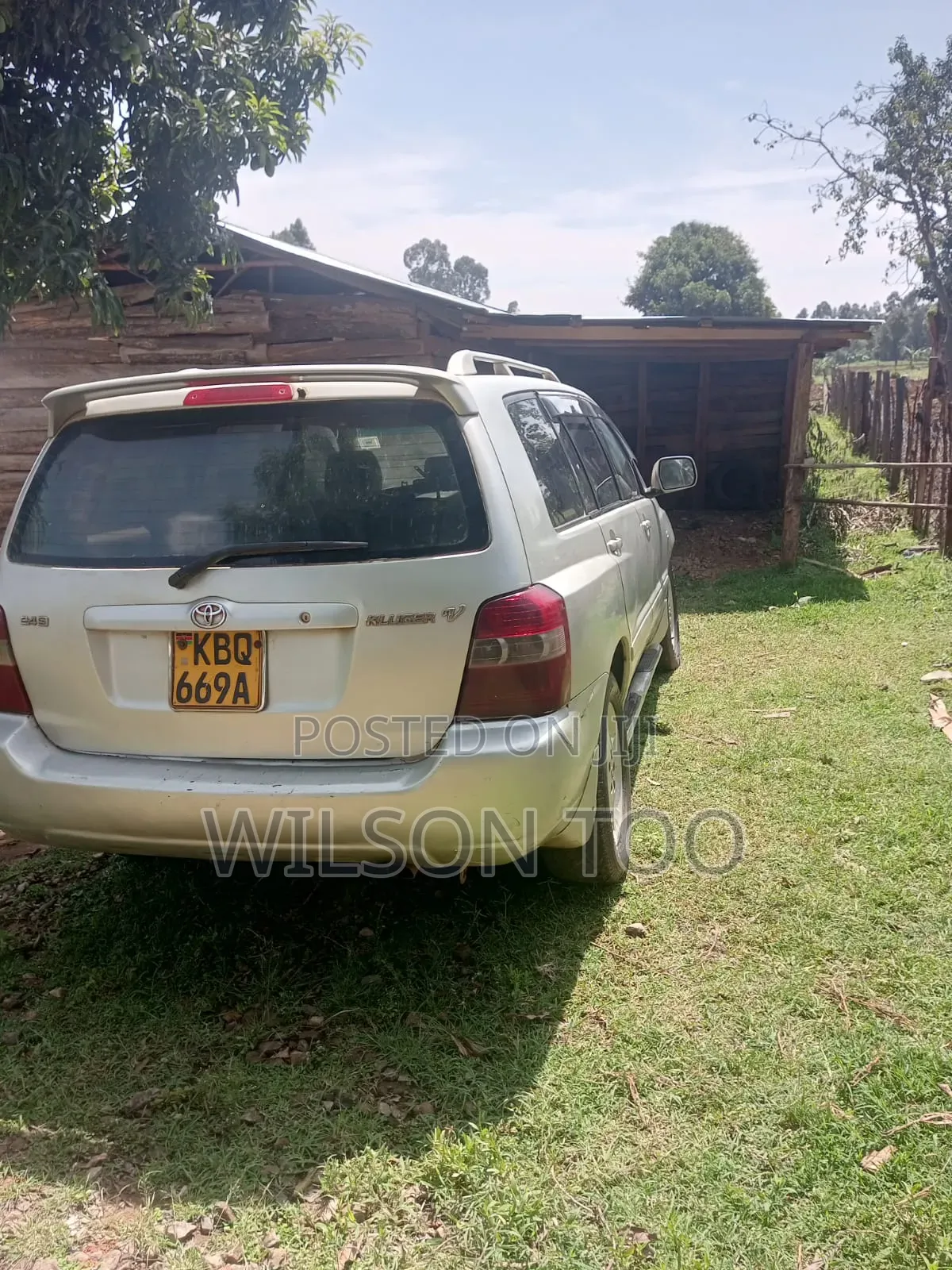 Toyota Kluger 2009 Silver