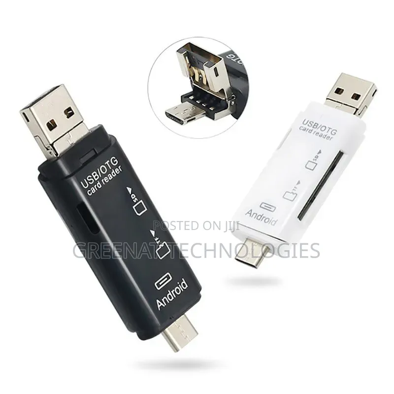 Mobile 5-in-1 OTG and Card Reader