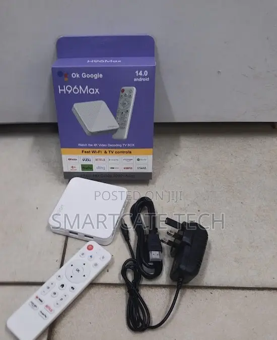 H96 Max Android 14 Smart Box 2GB RAM 16GB – 4K Streaming TV Box