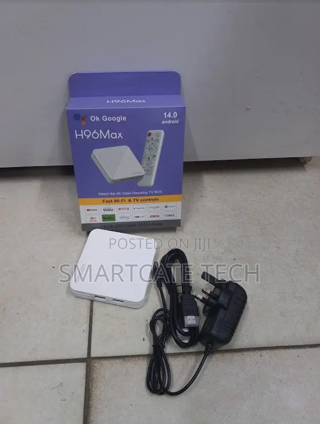 H96 Max Best Android 14 TV Box 2GB+16GB – 4K Ultra HD Smart Box