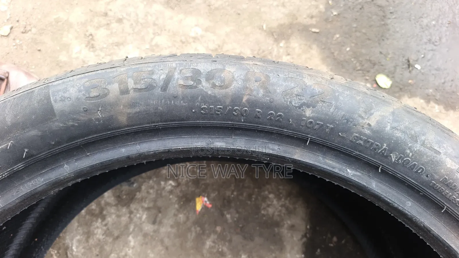 315/30r22 Continental