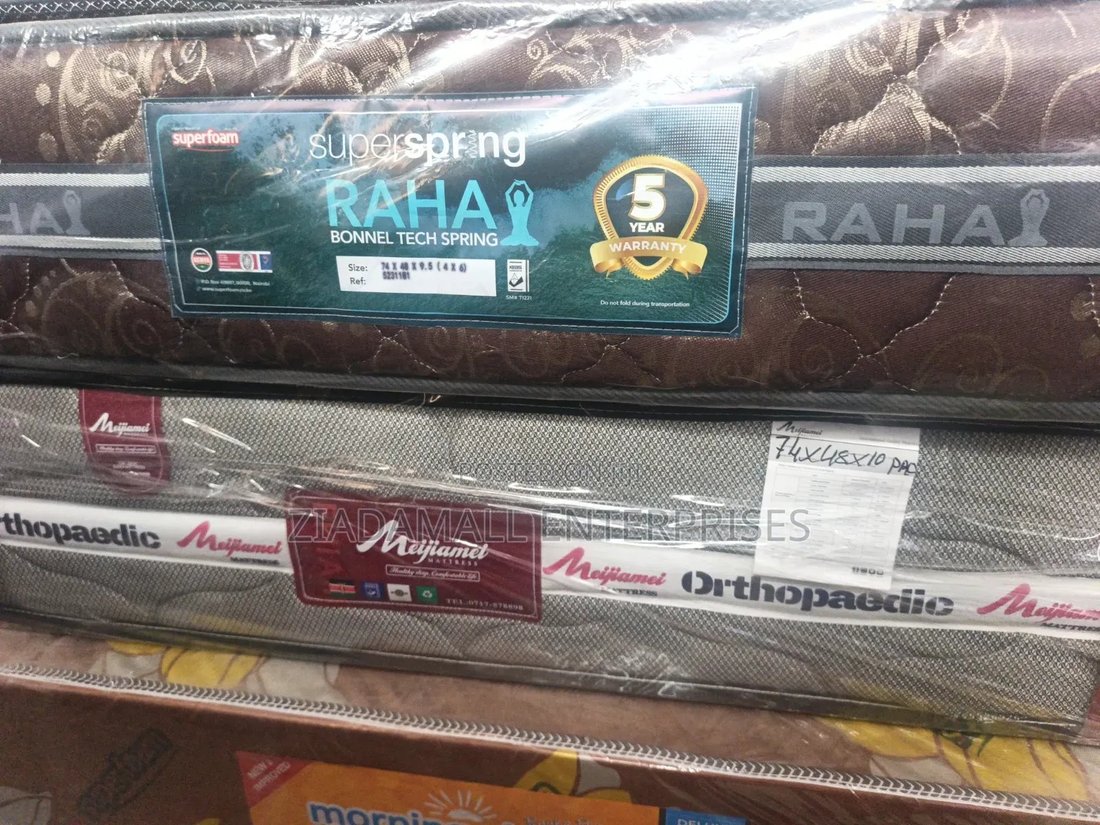 Orthopedic 4 by 6 10 Inches Mattress Pocket Spring