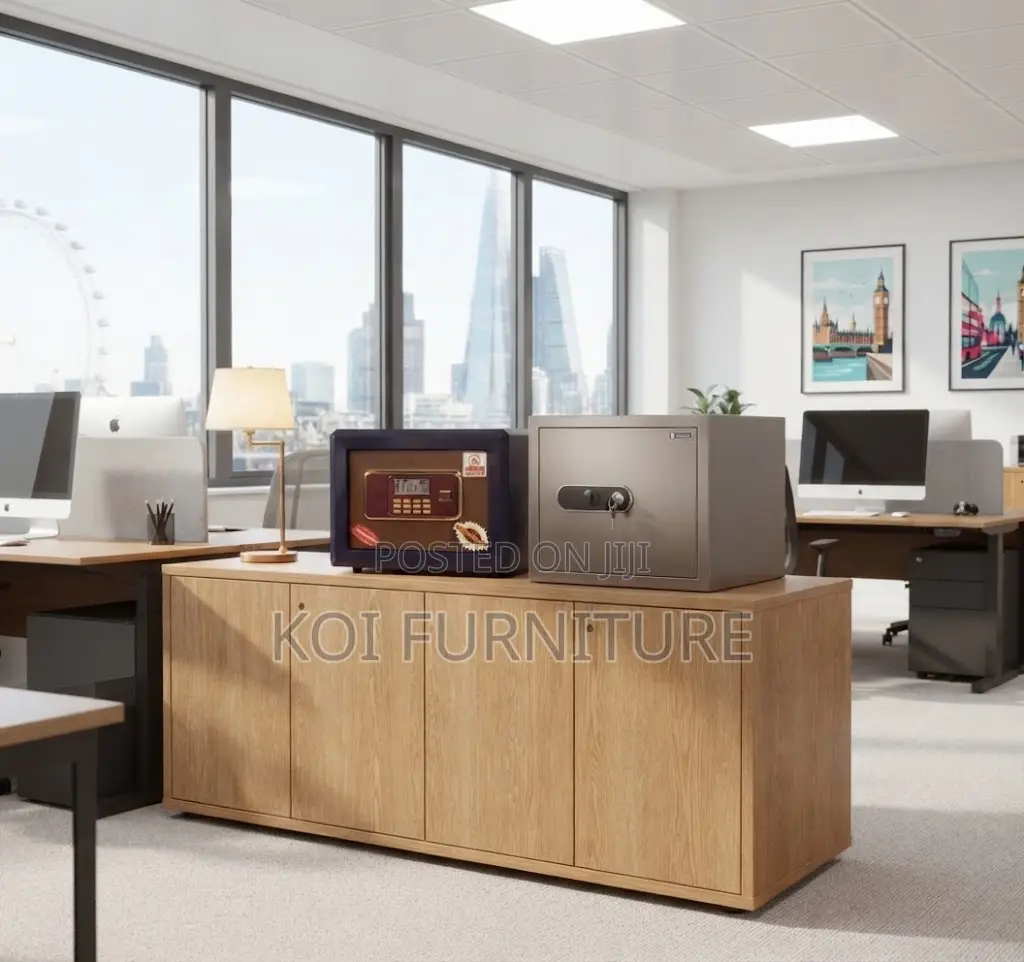 Office Safes; Digital Metallic 28KGS Fireproof Coded Safes